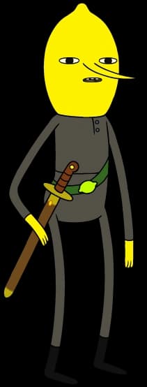 The Earl of Lemongrab with his sound sword